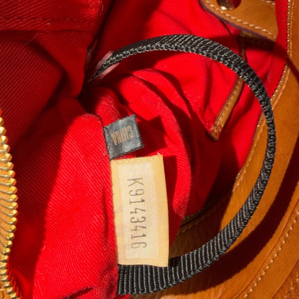 Vintage Dooney & Bourke Redish Orange and Tan purse, bag, handbag - Picture 14 of 14